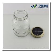1000ml Solar LED Lid Glass Mason Jar Glassware